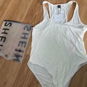 NWT White bodysuit